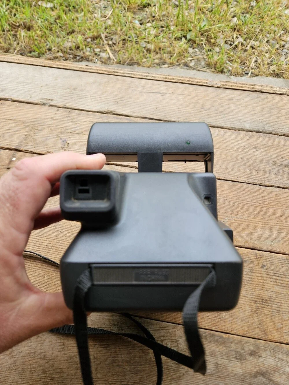 Vintage Polaroid 600 OneStep Closeup  Instant Film Camera with Strap Good Shape